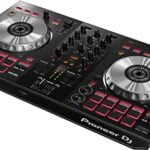 Pioneer DJ - Controlador de DJ de 2 Canales para Serato DJ Lite – Mixer – Accesorio para DJ – Pad Scratch - Dos platillos de Aluminio Grandes