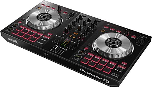 Pioneer DJ - Controlador de DJ de 2 Canales para Serato DJ Lite – Mixer – Accesorio para DJ – Pad Scratch - Dos platillos de Aluminio Grandes