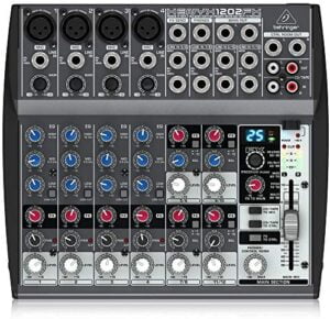 Behringer XENYX 1202FX Tabla de mezclas, Importado de Alemania, 12 puertos