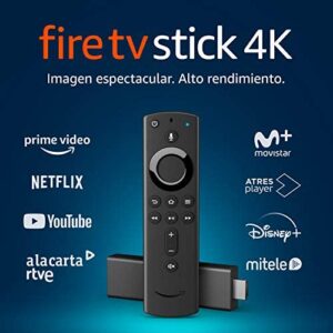 Fire TV Stick 4K Ultra HD con mando por voz Alexa de última generación | Reproductor de contenido multimedia en streaming
