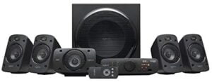 Logitech Z906 5.1 Sistema de Altavoces Sonido Envolvente THX, Certificado Dolby&DTS, 1000 W de Pico, Multi-Dispositivos, Entradas Audio Múltiples, Enchufe EU, PC/PS4/Xbox/TV/Móvil/Tablet