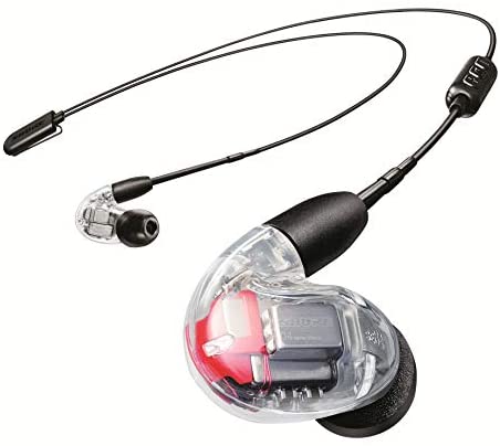 Shure SE846 BT2 Wireless Sound Isolating Earbuds, Quad High Definition MicroDrivers and True Subwoofer, Bluetooth 5, Secure In-Ear Fit, Detachable Cable, Durable Quality - Clear
