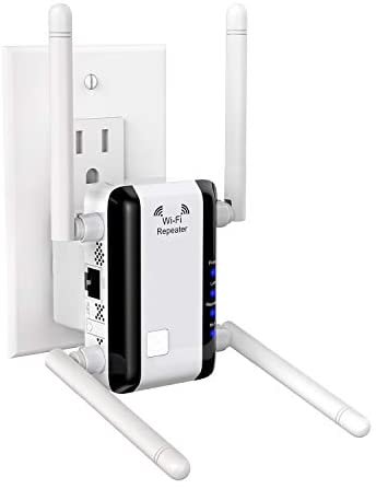 iMitlink WiFi Range Extender, 1200Mbps Super Booster WiFi Repeater, Dual Band Signal Booster for Home Wireless with Ethernet Port, up to 1200 sq.ft 20 Devices 2.4 & 5 Ghz Four Antennas