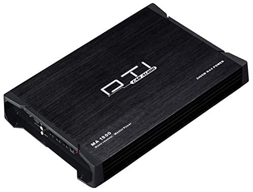 DTI MA1600.4 1600 Watts 4-Channel Car Audio Stereo Amp Mosfet Power Multi Channel Bridgeable Amplifier with Bass Remote Control Included