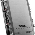 Sound Storm EV4.400 Evolution 400 Watt, 4 Channel, 2 to 8 Ohm Stable Class A/B, Full Range Car Amplifier