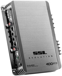 Sound Storm EV4.400 Evolution 400 Watt, 4 Channel, 2 to 8 Ohm Stable Class A/B, Full Range Car Amplifier