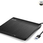 External CD Drive USB 3.0 Portable CD DVD +/-RW Drive DVD/CD ROM Rewriter Burner Writer Compatible with Laptop Desktop PC Windows Mac Pro MacBook