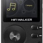 HIFI WALKER H2, High Resolution Bluetooth MP3 Player, DSD DAC OTG, Portable Digital Audio Music Player with Memory Card and HD Earphones, Support Up to 256GB