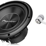 Pioneer TS-A250D4 10 Inch 1300 Watts Max Power Dual 4-Ohm Voice Coil A Series Car Audio Stereo Subwoofer Loudspeakers