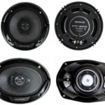 Kenwood KFC-1665S + KFC-6965S 6.5" 300W 2-Way Plus (2) 6x9 400W 3-Way Car Speakers
