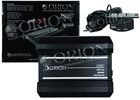 XTR 1500.1DZ Amplifier Class D 1 OHM Stable ORION MONOBLOCK Mono 1 Channel 1500 WATTS RMS