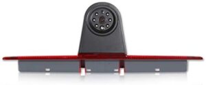 EWAY 3rd Third Brake Light Backup Rear View Reverse Camera for Mercedes Benz Sprinter/VW Crafter Vans 2007-2019 150° Roof Top Mounting Parking Cameras, 8 IR Night Vision Lights, Adjustable Lens