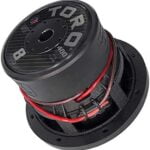 TORO TECH – Fierce 8, 8 Inch 400 Watts RMS – 800 Watts MAX – Dual 4 Ohm 2 Inch Voice Coil, 8" Car Audio Subwoofer for Cars, Trucks, Jeeps, Boats, Off Road with Hard Hitting Bass (Sold As Each)