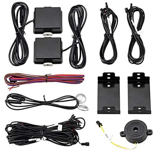 EASYGUARD EBS001 car Blind Area Detection System Lane Change Reminding Driving Assistance with 24Ghz Microwave Sensor Monitoring DC12V