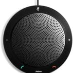Jabra Speak 410 Corded Speakerphone for Softphones – Easy Setup, Portable USB Speaker for Holding Meetings Anywhere with Outstanding Sound Quality