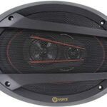 VOYZ VZ-A8080 - One Pair of 520 Watt Car Speakers 6x9 Inches 5 Way - High Performance Mid-Bass Mid-Range and Neodymium Tweeter Long Lasting ABS Plastic and Metal Housing