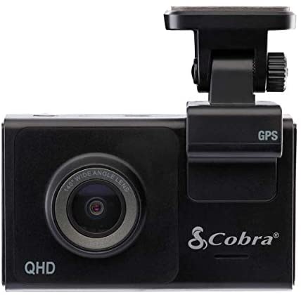 Cobra Smart Dash Cam (SC 200) – QHD+ 1600P Resolution, Voice Commands, Built-in WiFi & GPS, 8GB SD Card, 3" Display, Shared Alerts, Incident Reports, Emergency MayDay, Drive Smarter App
