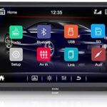 Car Radio Double Din Audio Multimedia Systems Universal Car Stereo with Bluetooth 7 inch Touchscreen MP5 Player FM Radio Receiver, Support Rear View Camera Steering Wheel Controls and Mirror Link