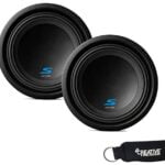 Alpine Subwoofer Package - Two S-W10D2 S-Series 10" Dual 2-Ohm Subwoofers