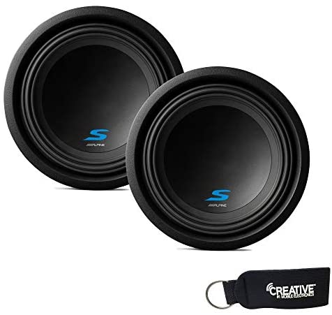 Alpine Subwoofer Package - Two S-W10D2 S-Series 10" Dual 2-Ohm Subwoofers
