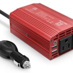 BESTEK 300W Power Inverter DC 12V to 110V AC Car Inverter with 4.2A Dual USB Car Adapter