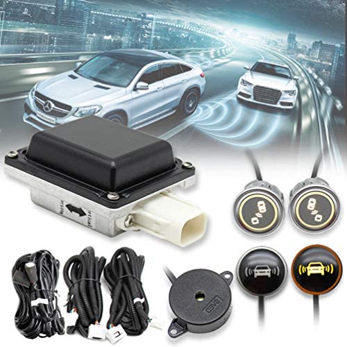 EWAY Universal Car Radar Blind Spot Detectors Sensor System Kit Auto Safety Monitoring Assistant, BSD, LCA, ODW, RCTA fits Mercedes-Benz BMW Ford Jeep Truck RV Toyota Dodge Chevy Honda VW etc.