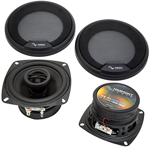 Compatible with Isuzu Truck 1986-1987 Factory Speaker Replacement Harmony R4 Speakers Package