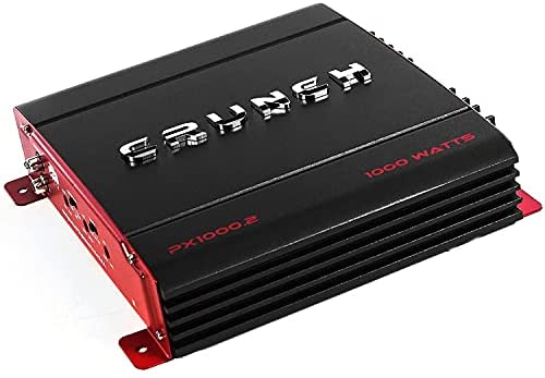 Crunch PX 1000.2 Power Amplifier (Class Ab, 2 Channels, 1,000 Watts Max)