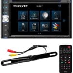 BOSS Audio Systems Elite BV765BLC Car DVD Player with Rearview Backup Camera - Double Din, Bluetooth Audio and Calling, 6.5 Inch LCD Touchscreen, MP3, CD, DVD, USB, SD, Aux Input, AM/FM Radio Receiver