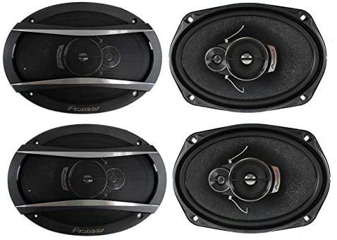 4 Pioneer 6x9 Inch 3-Way 420 Watt Car Coaxial Audio Stereo Speakers | TS-A6966R