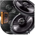 2 Pairs of Pioneer 6-1/2" 6.5" 2-Way 300 Watt Coaxial Car Audio Speakers | TS-G1620F (4 Speakers) + Gravity Magnet Phone Holder