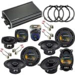 Compatible with Volkswagen Golf 1994-1998 OEM Speaker Replacement Harmony Audio Bundle Speakers & CXA360.4 Amp
