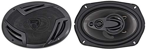 Pair Rockville RV69.4A 6x9" 4-Way Car Speakers 1000 Watts/220w RMS CEA Rated