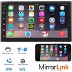 Ezonetronics Android 9.1 Car Stereo,Double Din Navigation Bluetooth Touch Screen Car Multimedia Radio Support Netflix,Mirror Link Play