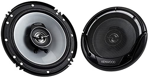Kenwood KFC-1665S 300-Watt 6.5-Inch 2-Way Sport Series Flush Mount Coaxial Speakers with Paper Tweeters, Set of 2