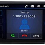 V BESTLIFE Bluetooth Double Din Car Stereo,7 inch Touch Screen Car MP5 Player Support MP3/WMA/WAV/MKV/FLAC/OGG with GPS