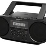 Sony portable bluetooth digital turner am/fm cd player mega bass reflex stereo sound system