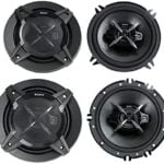 Sony 2 XS-FB1330 5.25" 240W + 2 XS-FB1630 6.5" 270W 3-Way Car Audio Speakers