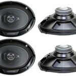 2 PAIRS New Kenwood KFC-6965S 6x9" 800 Watt 3-Way Car Audio Coaxial Speakers Stereo