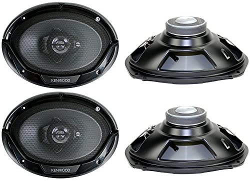 2 PAIRS New Kenwood KFC-6965S 6x9" 800 Watt 3-Way Car Audio Coaxial Speakers Stereo