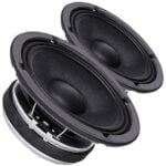 Pair Faital PRO 6FE200 6.5" Midrange Woofer Voice Speaker 8 ohm 260W 95dB 1.5VC