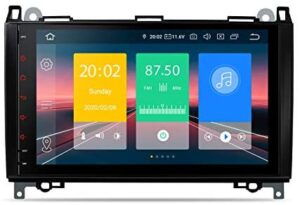 XTRONS Android 10.0 Car Stereo Radio GPS Navigation 9 Inch Touch Screen Slim Design Head Unit Supports Plug and Play WiFi Bluetooth 5.0 Backup Camera DVR OBD2 TPMS for Mercedes Benz W169 W245 W639