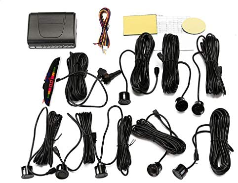 Carbest 8 Probe Auto Safety System/Ultrasonic Blind Spot Detection System/Sensor Distance Detection + LED Distance Display + Sound Alarm (Black)