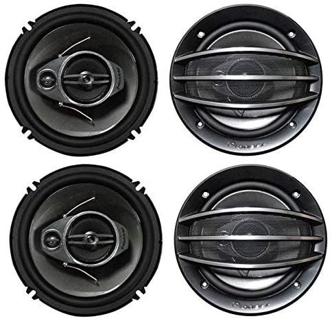 4) PIONEER TS-A1674R 6.5" 350W 3-Way 600W Car Speakers