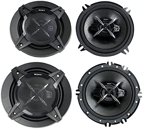 Sony 2 XS-FB1330 5.25" 240W + 2 XS-FB1630 6.5" 270W 3-Way Car Audio Speakers