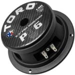 TORO TECH – PB6, 6.5 Inch Mid-Bass Pro Audio Component Speaker - 140 Watts RMS Power / 70 Watts Music Program, 8 Ohm, 1.5" KSV Voice Coil (Sold As Each)