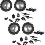 Two Pairs of Alpine SXE-1750S Type-E 6.5" Component Speakers