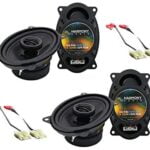 Harmony Audio Compatible with 1988-1994 Chevy CK Truck (Full Size) (2) HA-R46 New Factory Speaker Replacement Upgrade Package with HA-724500 Factory Speaker Replacement Harness