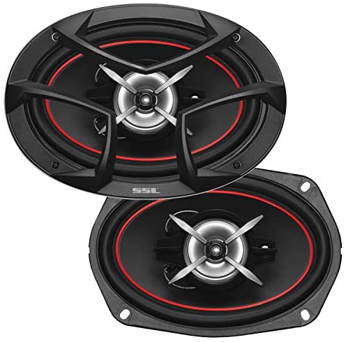 Sound Storm Laboratories CG693 6 x 9 Inch Car Speakers - 500 Watts of Power Per Pair, 250 Watts Each, Full Range, 4 Way, Sold in Pairs