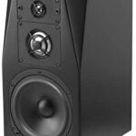 NHT C Series C-3 Premium Sealed Box 3-Way Bookshelf Speaker, Single, High Gloss Black